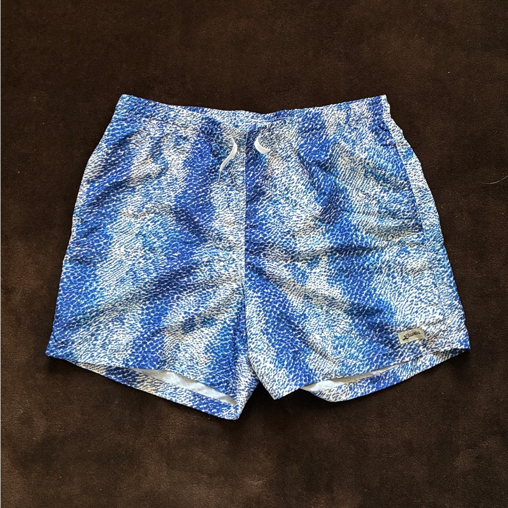 Bather Painted Moss Swim Trunks
